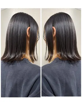 ミディアム 艶カラー🕊️ ✴︎Yukari✴︎のヘアスタイル