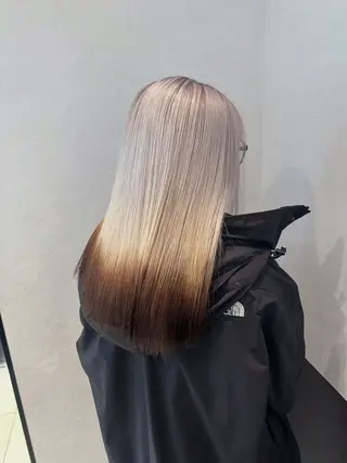 ロング カラー EARTH長岡店🩵 石原莉穂のヘアスタイル