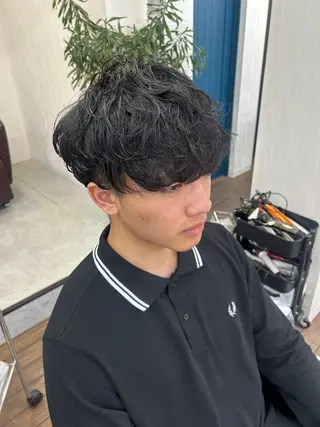 パーマ メンズ メンズパーマ✨ メンズカット聖のヘアスタイル