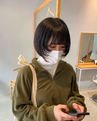 ショート F-card所属・shiga mariaのヘアスタイル