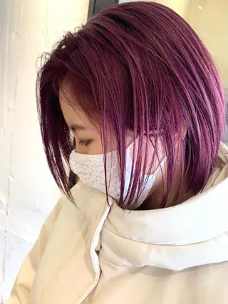 ショート カラー Fuuu《フゥ》所属・シノザキ シンゴのヘアスタイル