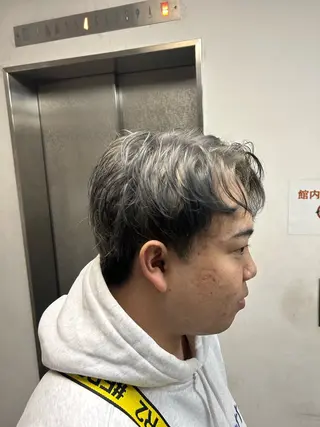 ショート カラー メンズ CECIL hair なんば店所属・メンズパーマ 艶髪☆店長☆有馬のヘアスタイル