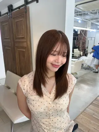 カラー k-two🎀 難波美容室／サツキのヘアスタイル