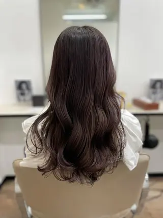 セミロング カラー 栄/久屋大通り/韓国 /透明感/横山🩵のヘアスタイル
