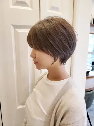 ショート カラー パーマ ショート特化/ 似合わせカット/高津のヘアスタイル