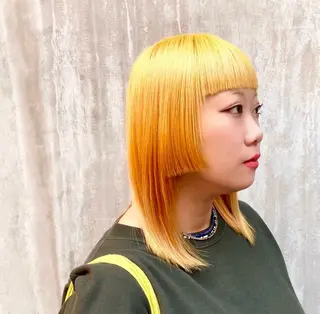 ミディアム カラー ✨髪質改善職人✨ デザインカラー/若林のヘアスタイル