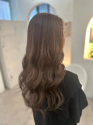 ロング カラー AOAQUA Carrefourのヘアスタイル