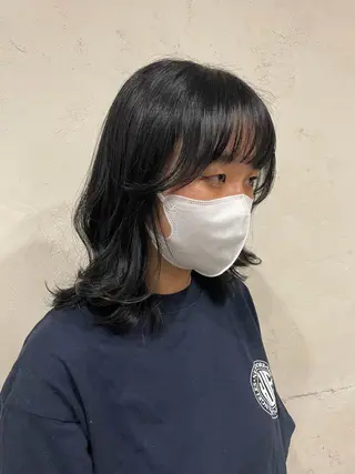 ミディアム 高橋 りかのヘアスタイル