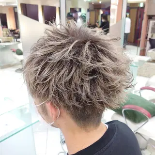 ショート カラー メンズ 🐺一ノ瀬 凌 / デザインウルフ🐺のヘアスタイル