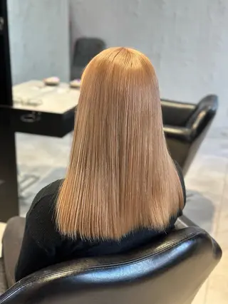 セミロング カラー 🪡プルエクステ🪡 カラエク評価◎ユウゴのヘアスタイル