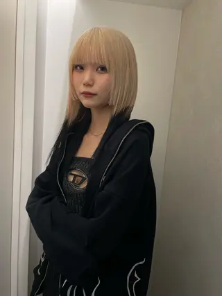 セミロング カラー hair&nail ☯️アイリ☯️のネイルデザイン