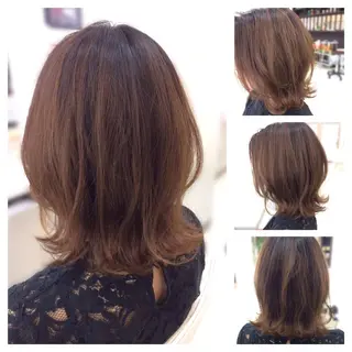 ミディアム いけだ ゆうのヘアスタイル