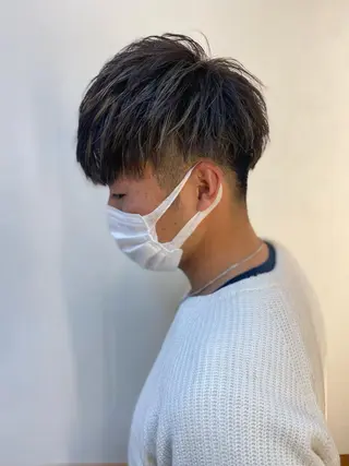 ショート カラー メンズ ✴︎ヒラガカナ✴︎ ECLAT HAIRのヘアスタイル