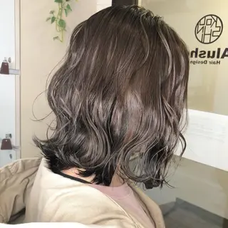 ミディアム カラー 🦋韓国ヘア 坂本 菜摘🦋のヘアスタイル