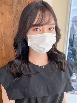 ミディアム 【1日2名様限定】 AFLOAT白川雄副のヘアスタイル