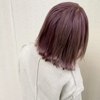 ミディアム カラー ✨韓国風カット/艶髪 カラー✨yumeのヘアスタイル