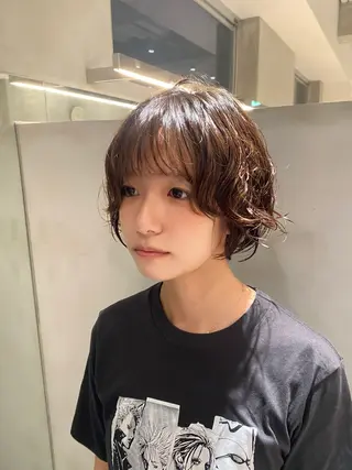 ショート パーマ ショート/ボブ 🫧kaede🫧のヘアスタイル