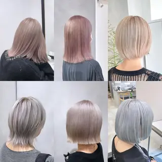 カラー 🔷ダブルカラーハイ トーン🔷櫻井走のヘアスタイル