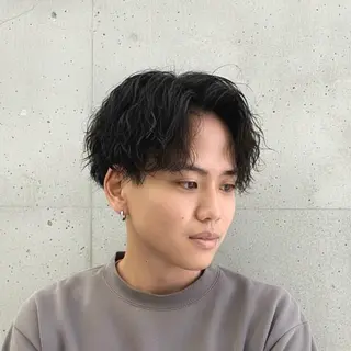 ショート パーマ headstock所属・伊藤 慎之助のヘアスタイル