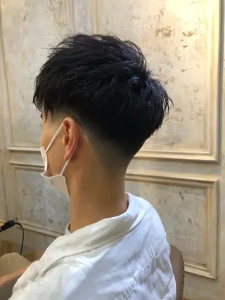 ショート メンズ Carina所属・セン北徒歩５分 キシタクのヘアスタイル