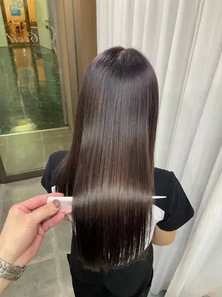 ロング カラー SOYON西大寺店所属・ダブルカラー/ 髪質改善💎安藤のヘアスタイル