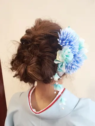 ヘアアレンジ 星 沙織のヘアスタイル