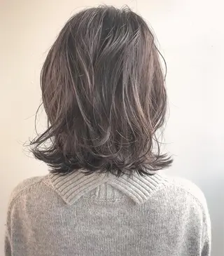 ミディアム カラー ショート/レイヤー なら石井知希のヘアスタイル