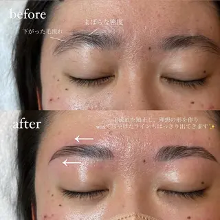 メンズ アイブロウ Flor_Eyelash&Nail 上大岡所属・上大岡_Flor mikuのマツエク・マツパデザイン