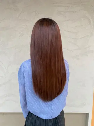 ロング レイヤー/蟹江/ くすみカラー/川口のヘアスタイル