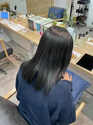 セミロング カラー ブリーチ/ハイトーン 🌏💊RAINEのヘアスタイル