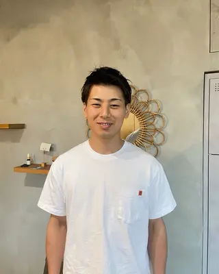 ショート メンズ メンズ特化ショート/ センターパート/福田のヘアスタイル