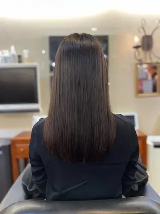 ロング 木津空 髪質改善のヘアスタイル