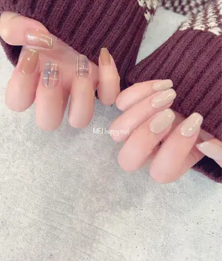 ネイル 北浦和 自爪育成ケアのネイルデザイン