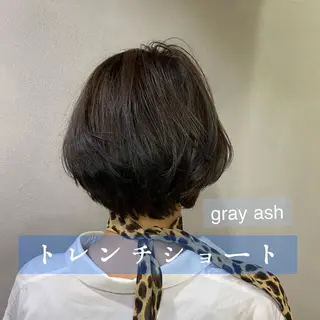 ショート カラー 舟橋 りんかのヘアスタイル