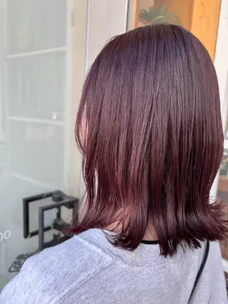 カラー monami 鈴木 茉由奈のヘアスタイル