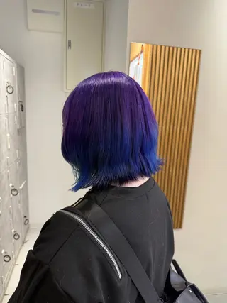 ミディアム デザインカットカラー /🍓MITO🍓のヘアスタイル