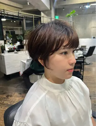 ショート パーマ ROBBY所属・松井美樹/似合わせ ガーリー・韓国のヘアスタイル