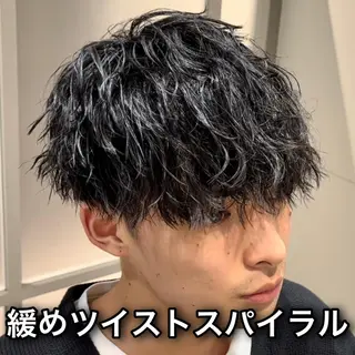 ショート パーマ メンズ EMANON池袋店所属・池袋メンズNo.1 増田リツヤのヘアスタイル