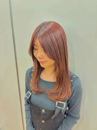 ロング カラー ヘアーメイクウィル野田阪神店所属・Yuu/レイヤー/ ハイライト/髪質改善のヘアスタイル