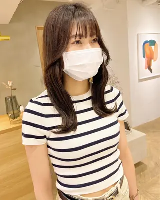 ロング カラー レイヤーカット ✨️奥田良太✨️のヘアスタイル