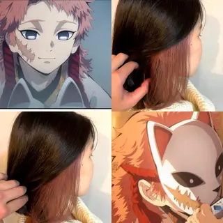 ショート カラー パーマ ヘアアレンジ 年間1500人担当 代表 南一路のヘアスタイル