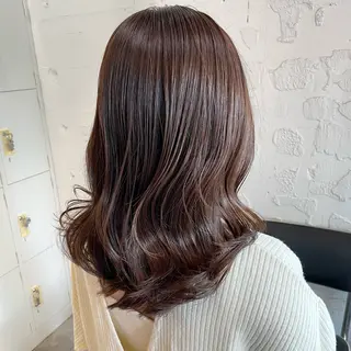 セミロング カラー 🌿レイヤーボブ/パ ーマ🌿　木梨健太のヘアスタイル