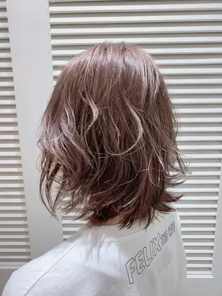 ミディアム 新宿 木下拓哉のヘアスタイル