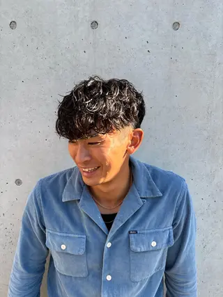 パーマ メンズ メンズパーマ支配率 No.1🔥坂井那吏のヘアスタイル