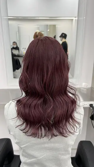 カラー 夏の暖色カラー💞 渋谷FRUITSのヘアスタイル