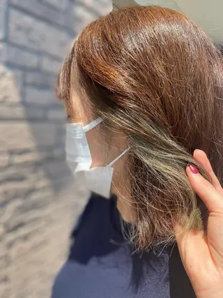 ミディアム Hair Lepps所属・Lepps れいなのヘアスタイル