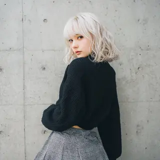 ミディアム 池袋/カラー特化🎨 GLADGE🩵のヘアスタイル