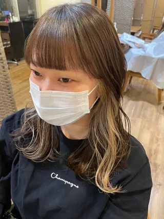 ミディアム 林 花鈴🐇🌸のヘアスタイル