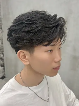 パーマ メンズ ANGELICA 山﨑匠真のヘアスタイル