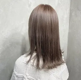 セミロング カラー パーマ ヘアアレンジ メンズ キッズ ネイル マツエク・マツパ 艶ピンク*ヘアセット 🌙shioriのヘアスタイル